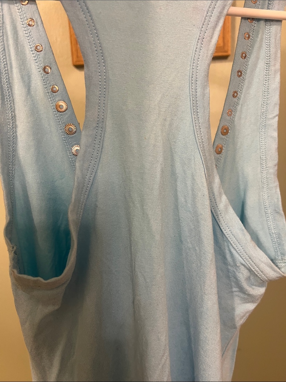 bebe Pale Blue Studded Racerback Tank - Picture 13 of 13